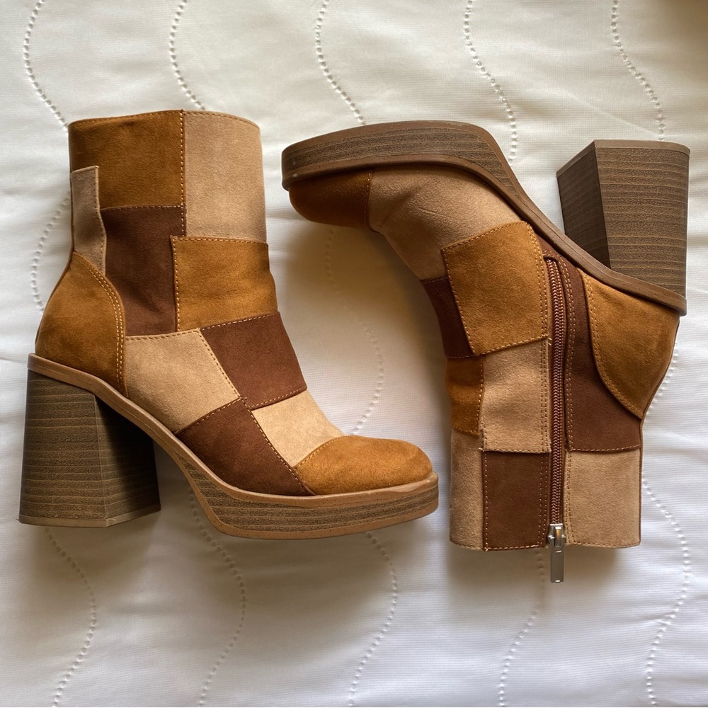 Universal Thread Patchwork Boots